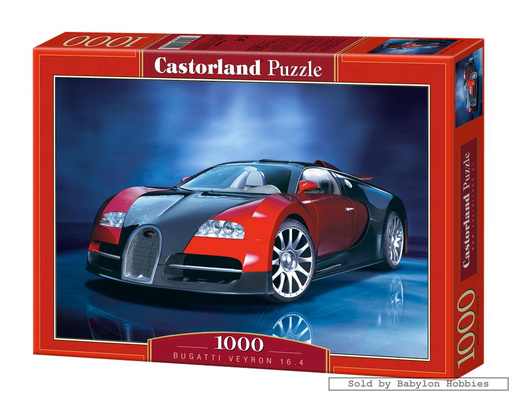 1000 pcs jigsaw puzzle Bugatti Veyron 16.4 (Cars) (Castorland 101382