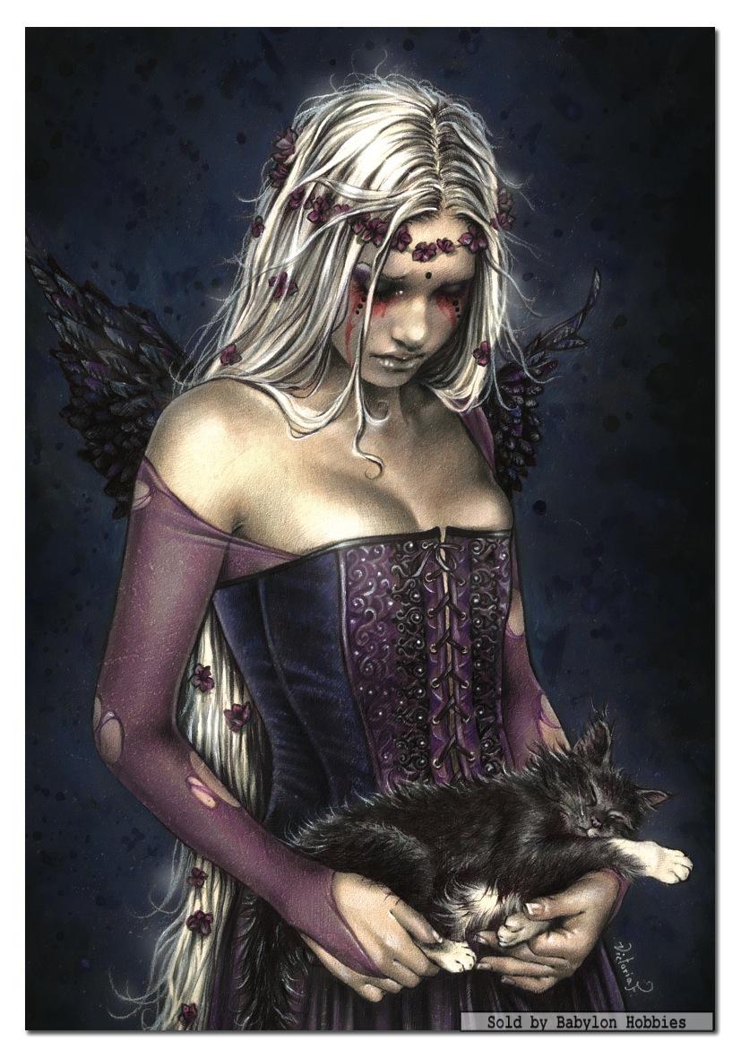 picture 1 of EDUCA 1000 pieces jigsaw puzzle: Victoria Frances - Angel of Death (13454)