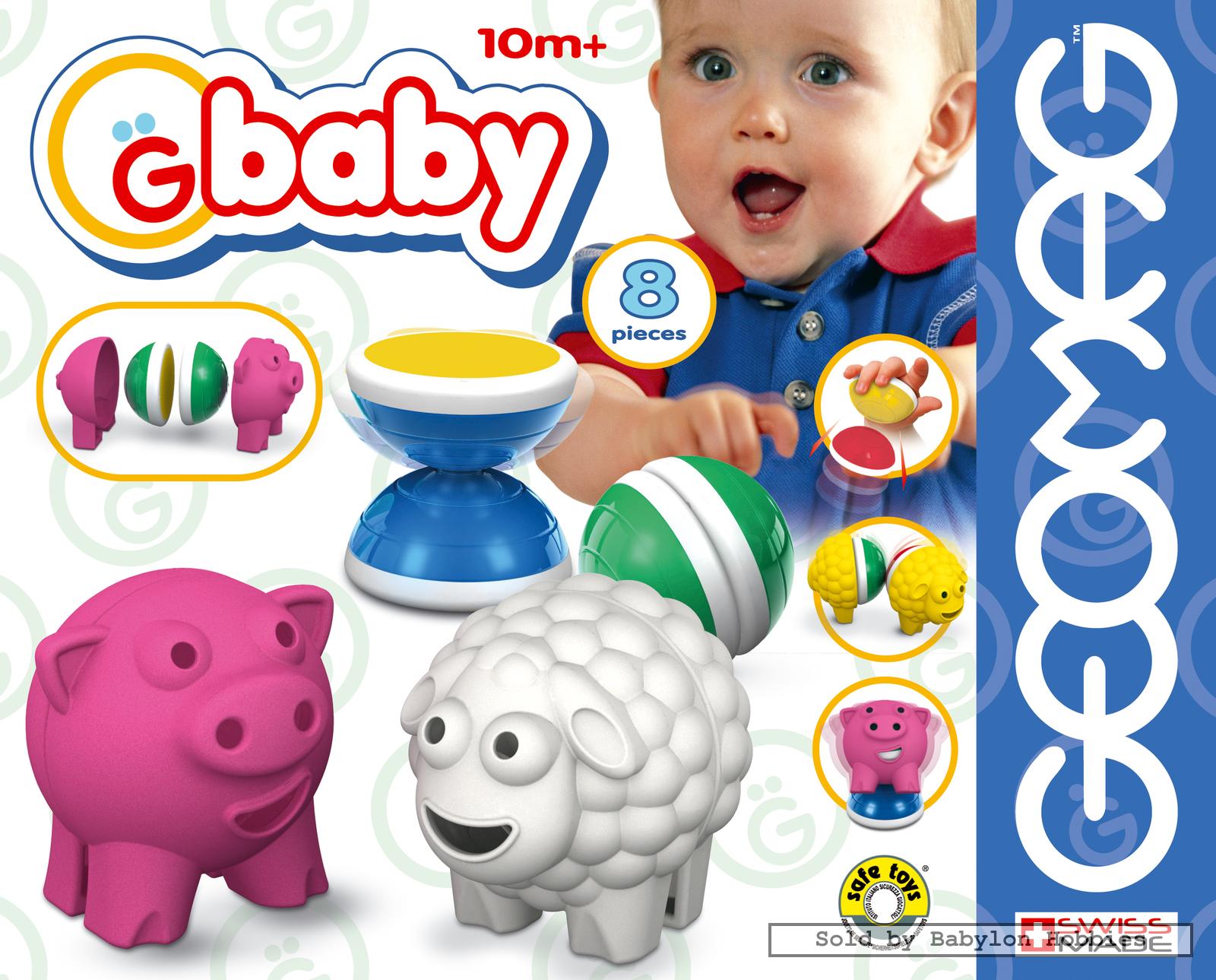 picture of Geomag: GBaby - Baby Boerderij Klein 8-delig (00085)
