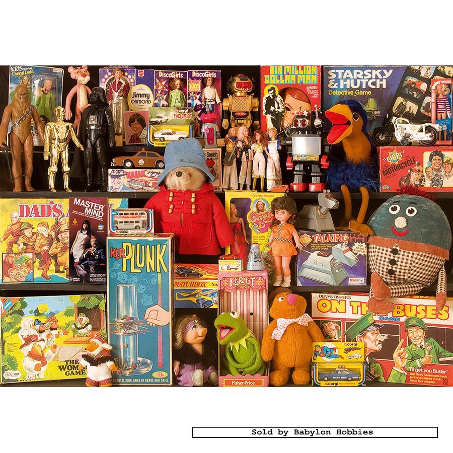 1000 pcs jigsaw puzzle Memories 1970s Toy Box Memories (by Gibsons