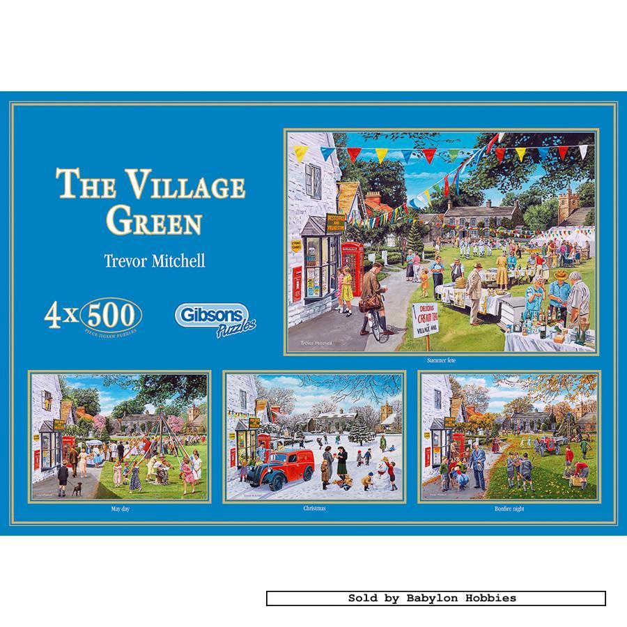 500 pcs jigsaw puzzle Trevor Mitchell The Village Green (4x