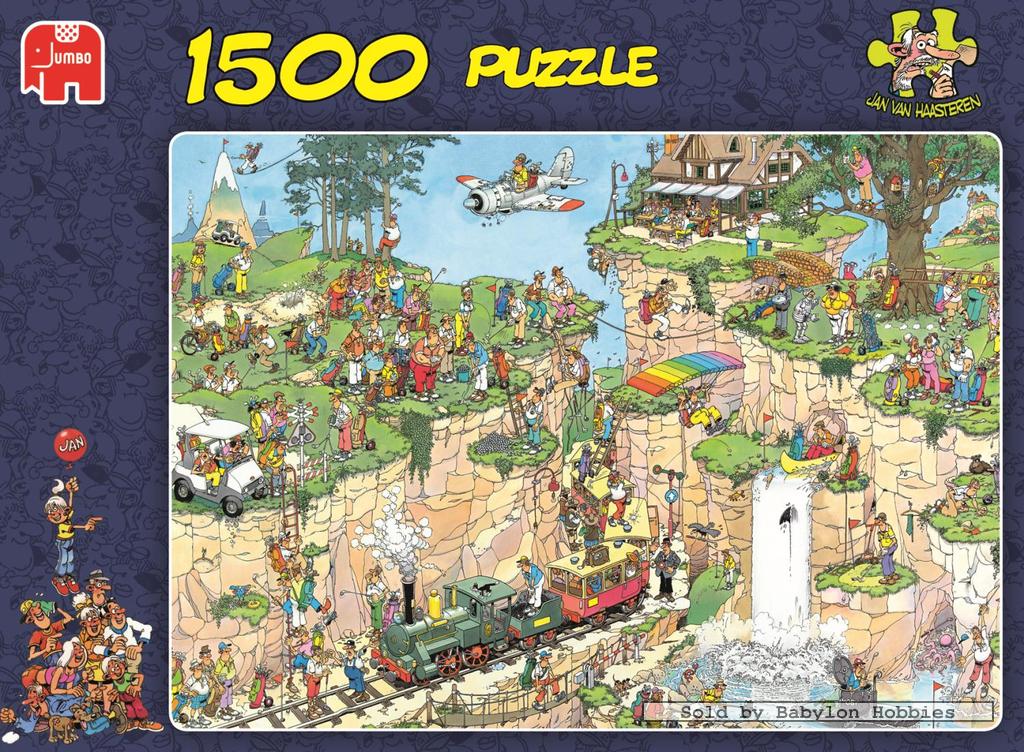 1500 pcs jigsaw puzzle Jan van Haasteren The Golf Course (Cartoon