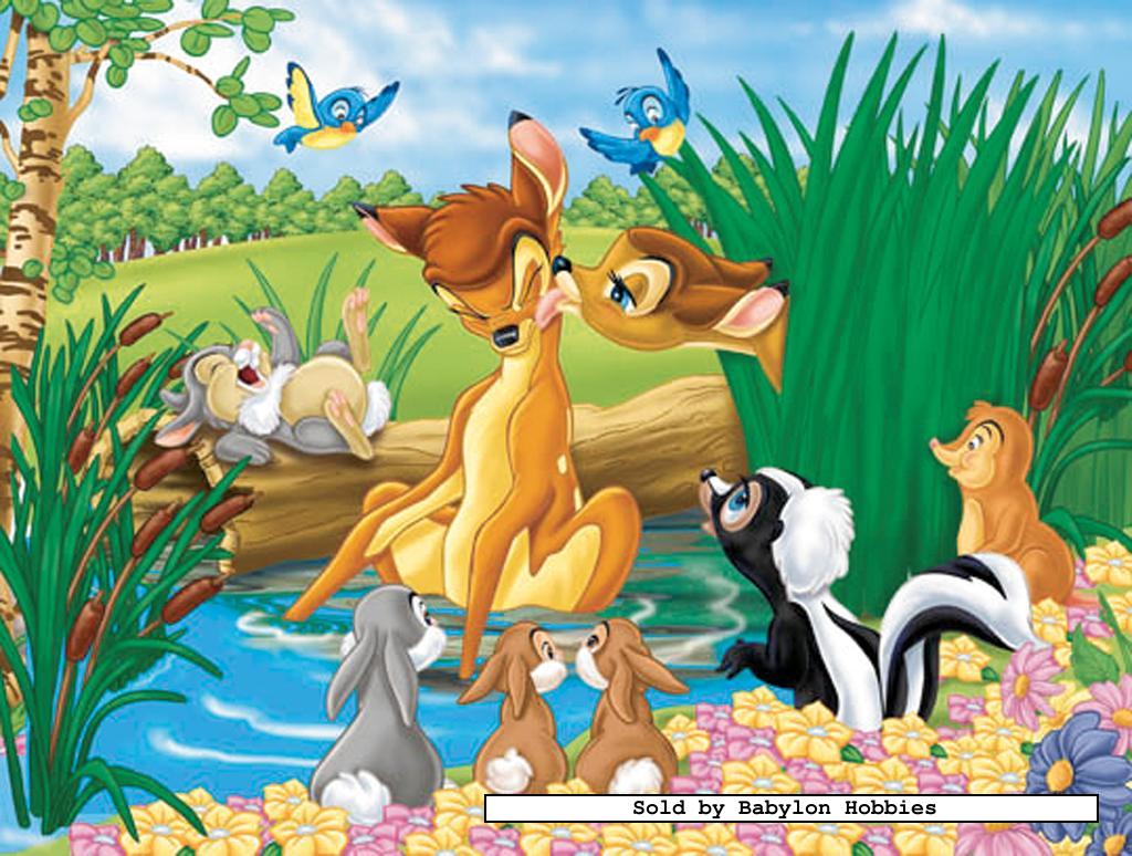 picture of Jumbo 100 pieces jigsaw puzzle Disney   Bambi (02136B)