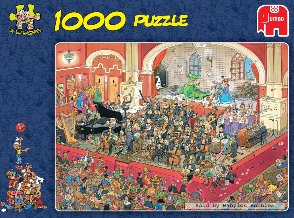 picture 2 of Jumbo 1000 pieces jigsaw puzzle: Jan Van Haasteren - ST GEORGE AND THE DRAGON (17214)