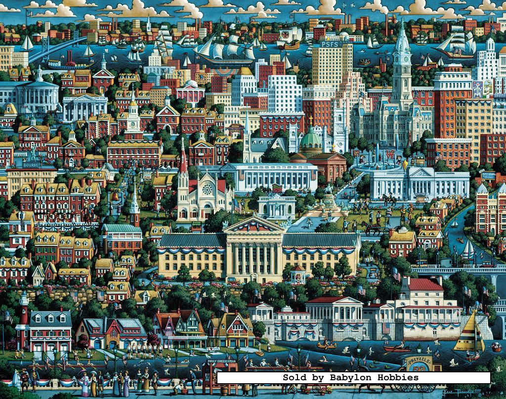 1000 pcs jigsaw puzzle Eric Dowdle Philadelphia (by Masterpieces