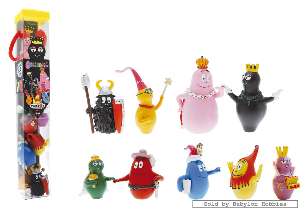 picture 1 of Plastoy: Figurines - 9 Barbapapa Figurines (70370)