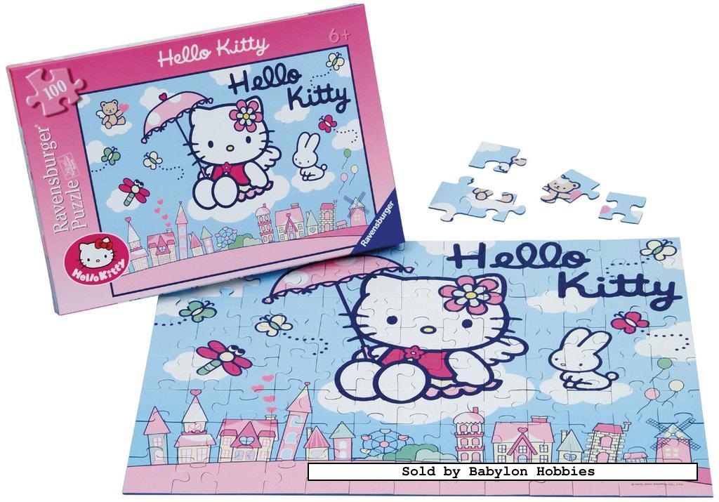 picture 2 of 100 st legpuzzel: Hello Kitty - Hello Kitty (door Ravensburger) 108015