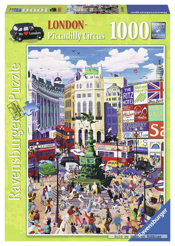 1000 st puzzel: Piccadilly circus (Bekende plaatsen, Verenigd Koninkrijk) - Afbeelding 1 van 1