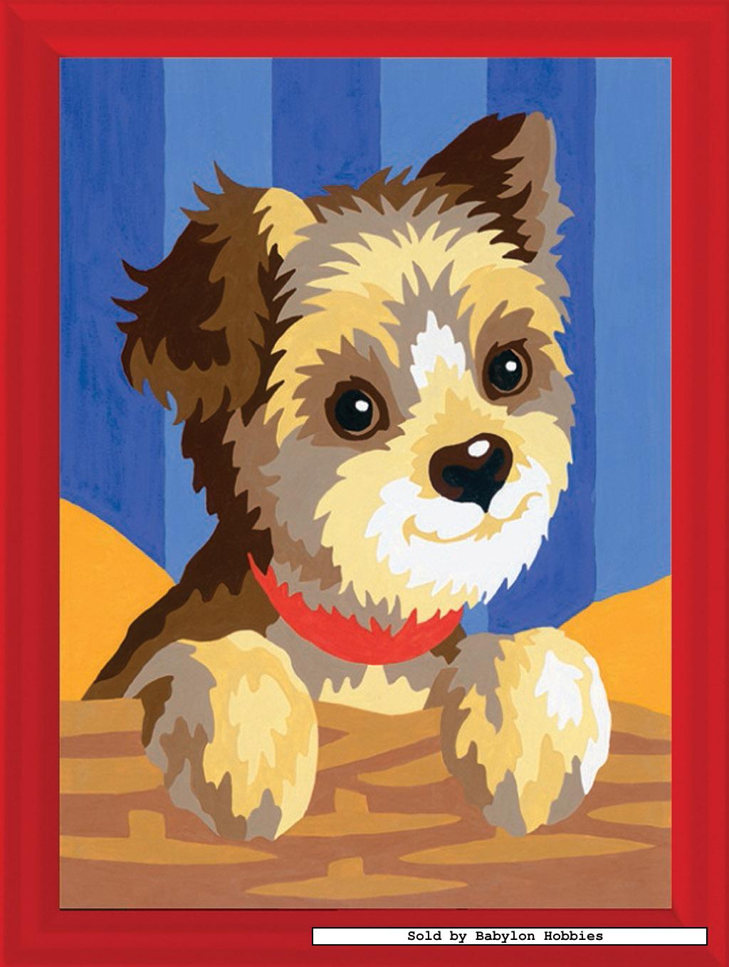 Painting by Numbers Yorkshire pup (by Ravensburger) 281329 eBay