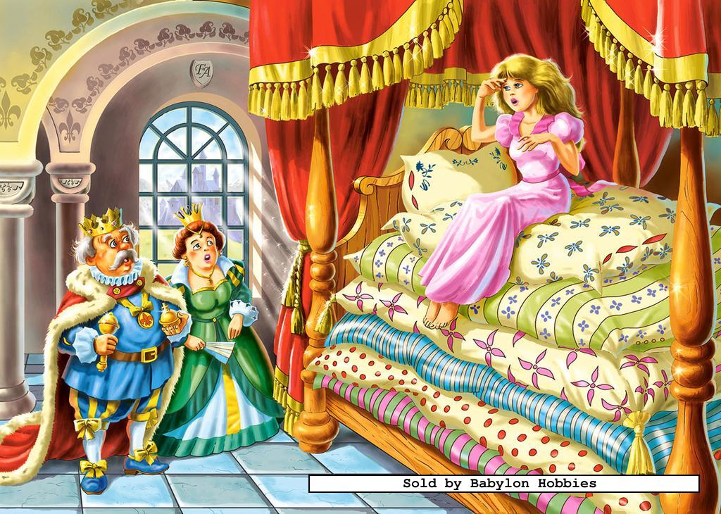 60 st puzzel: prinses op de erwt (sprookjes) (castorland 06380) | ebay