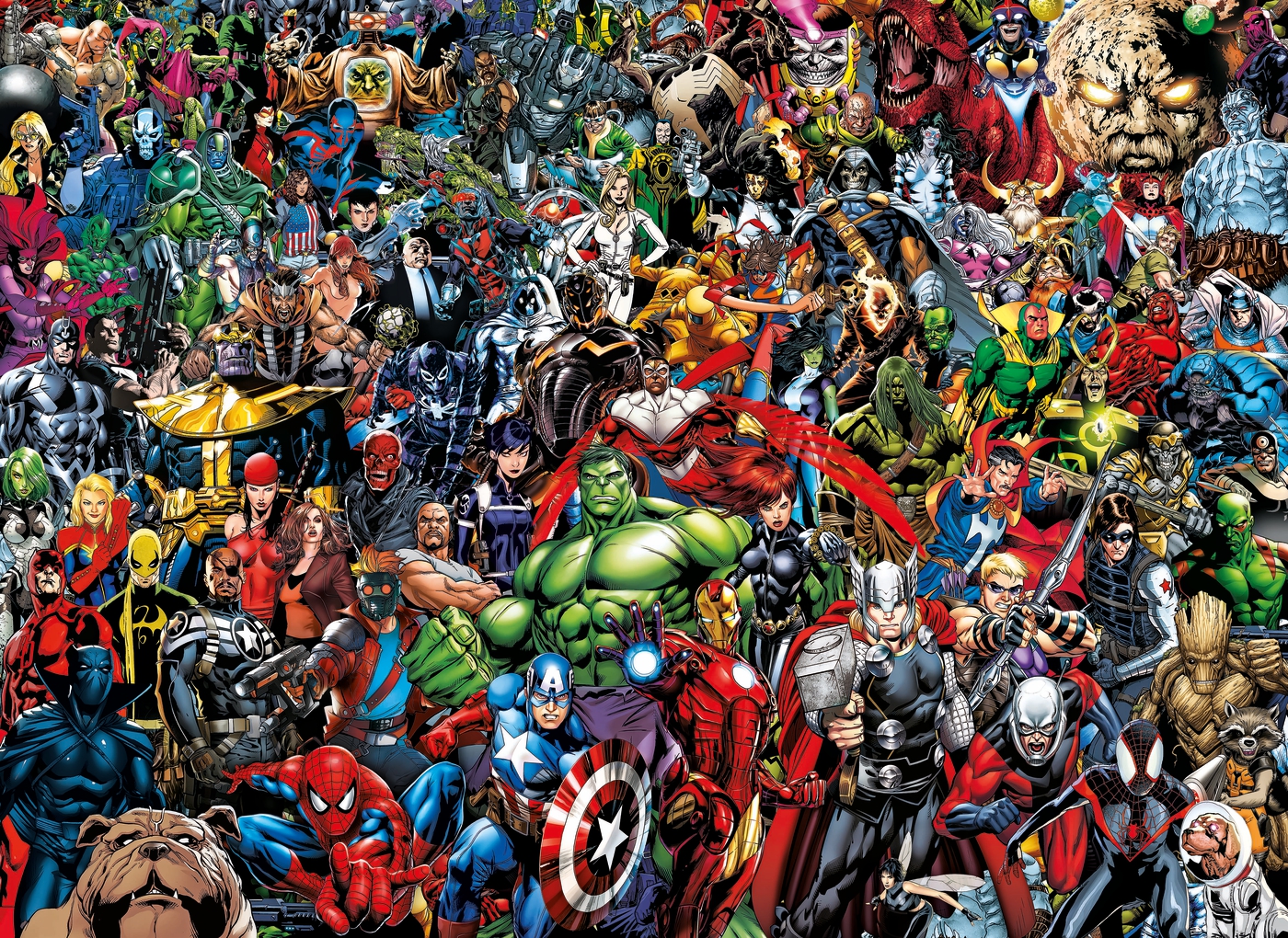 1000 pcs jigsaw puzzle: Marvel - Marvel - Impossible Puzzle  (Science-Fiction)