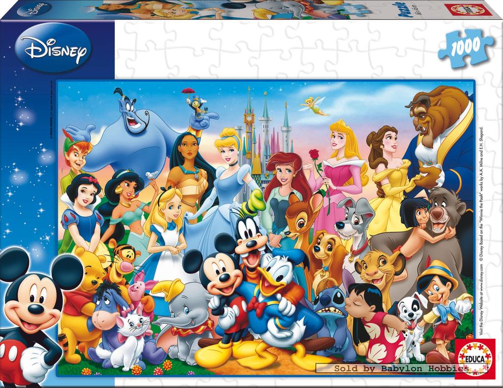 1000 pcs jigsaw puzzle Disney Family THE WONDERFUL