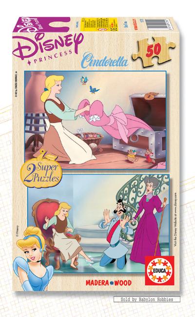 picture of 50 st legpuzzel: Disney - Assepoester (2x) (door EDUCA) 11984