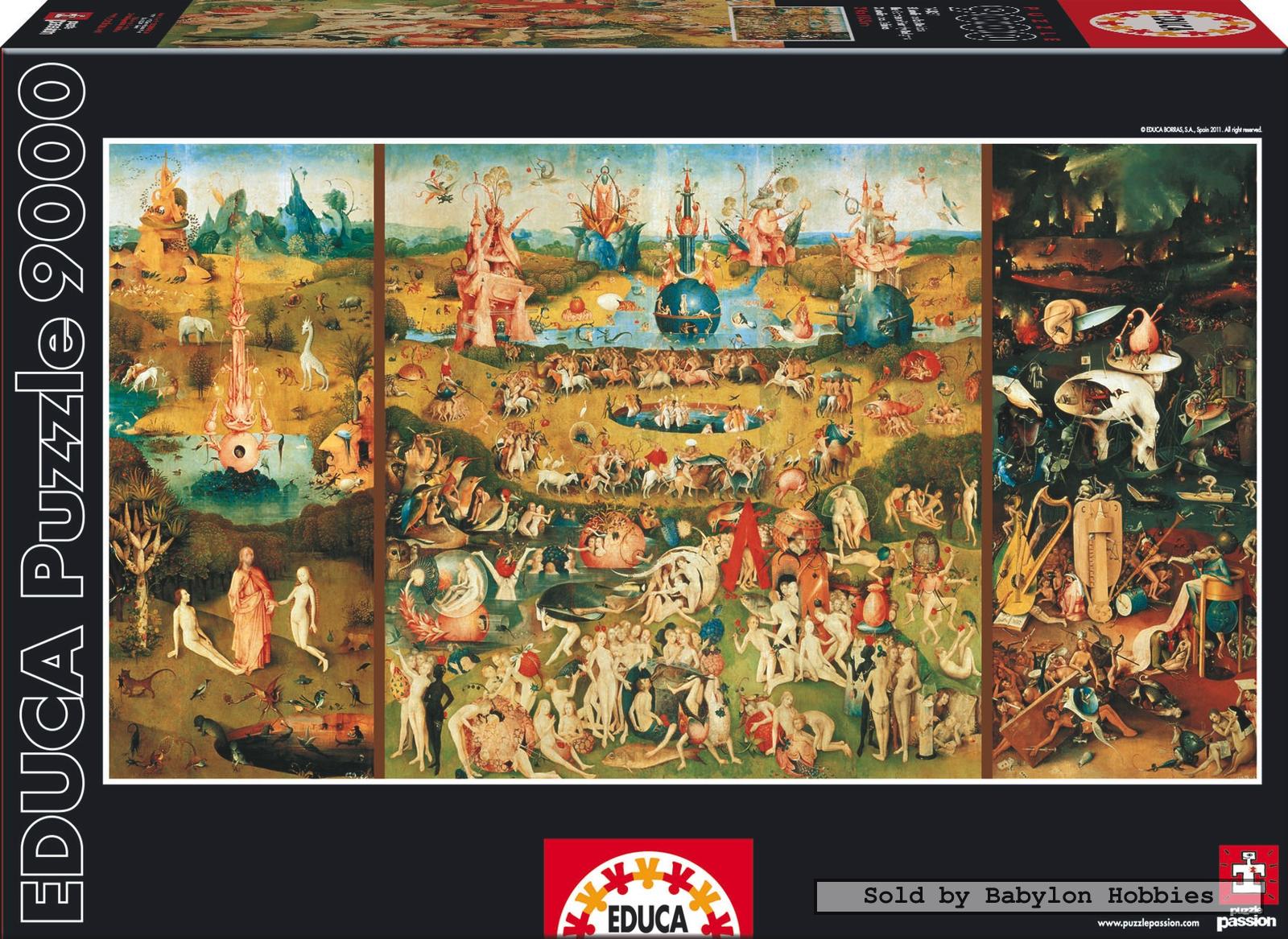 9000 Pcs Jigsaw Puzzle Bosch The Garden Of Earthly Delights