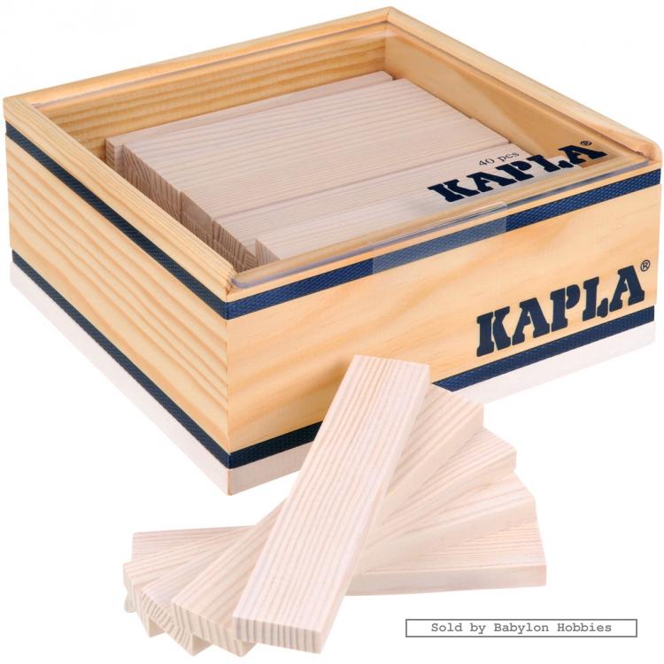 Kapla Blocks - White (40 pc) (by Kapla 