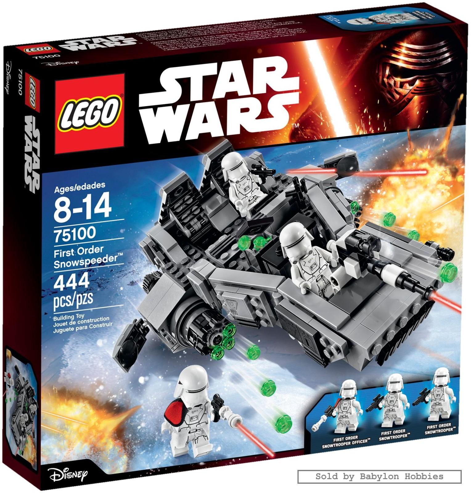 Lego Star Wars First Order Snowspeeder By Lego 75100 787468472166