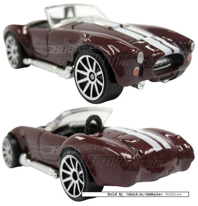 Limited hotwheels 1965 ford shelby cobra 427 s/c silver #5