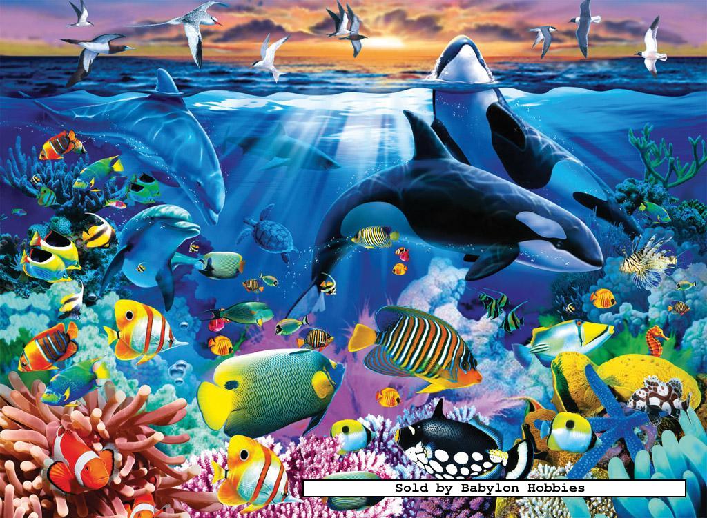   of Ravensburger 200 pieces jigsaw puzzle Life Under Water (126637