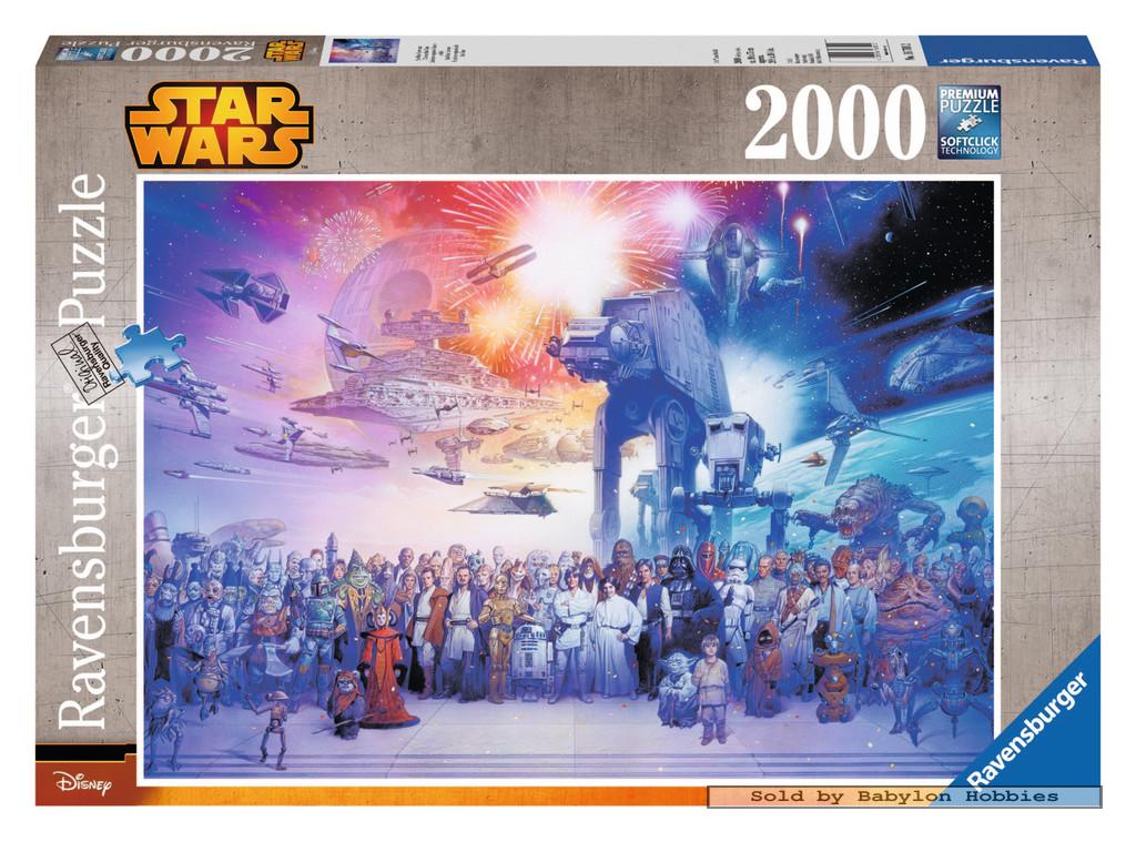 picture 1 of 2000 st legpuzzel: Star Wars - Star Wars Universum (door Ravensburger) 167012