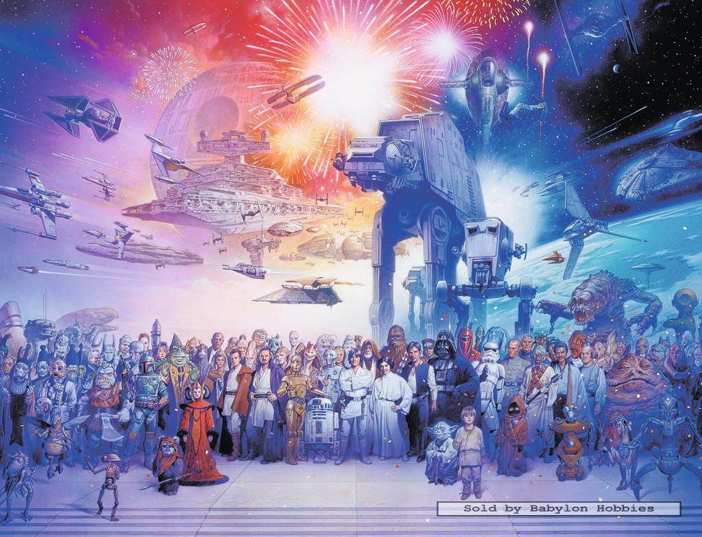picture 2 of 2000 st legpuzzel: Star Wars - Star Wars Universum (door Ravensburger) 167012